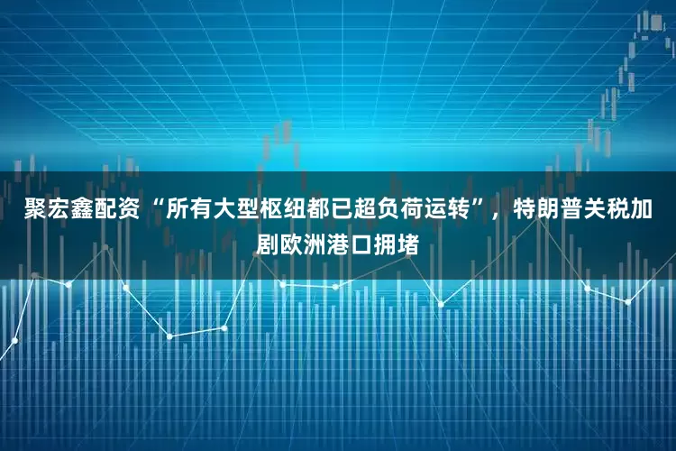 聚宏鑫配资 “所有大型枢纽都已超负荷运转”，特朗普关税加剧欧洲港口拥堵
